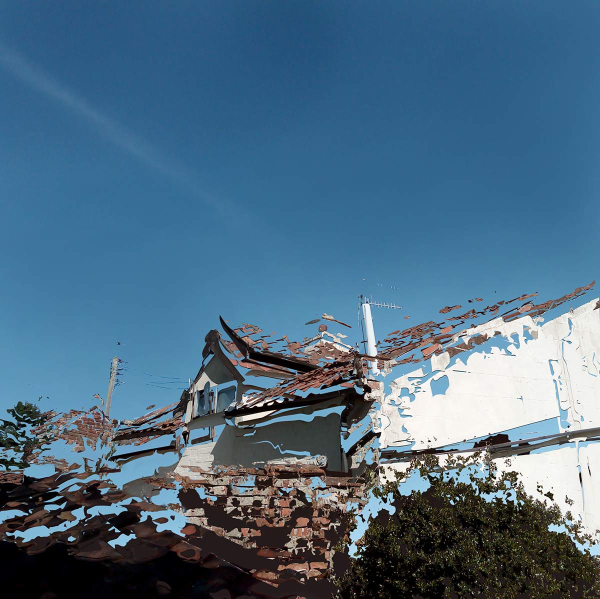 Shattered Building