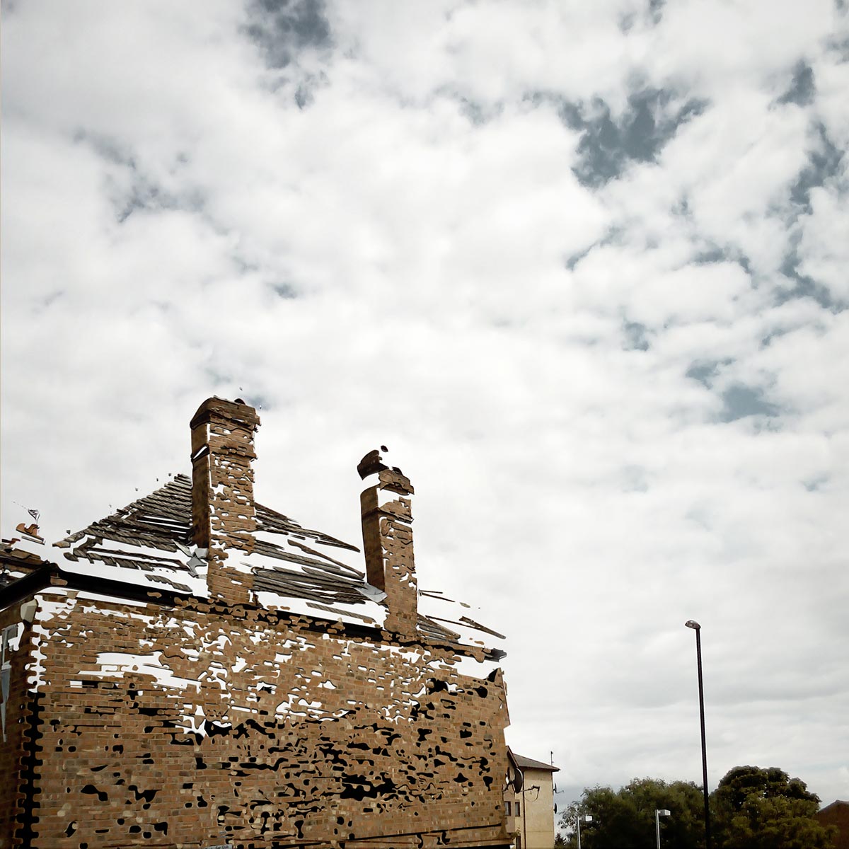 Shattered Building